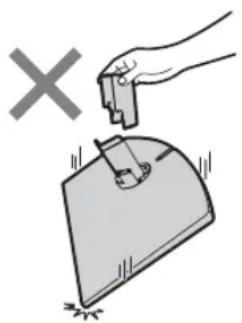 SONY Bravia KDL32EX715 - Démontage du support de table du téléviseur - 1