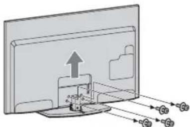 SONY Bravia KDL32EX715 - Demontere bordstativet fra TV-en - 1