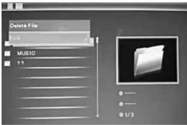 BRAUN DigiFrame 1585 - Funktion radera - 1