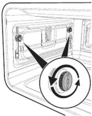 SMEG SF4390MX - Démontage des glissières de support pour grilles et lèchefrites - 1