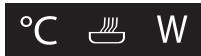 SMEG SF4390MX - Als een functie magnetron+grill is geactiveerd: - 1