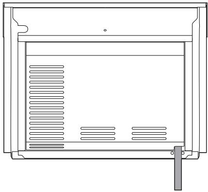 SMEG SF4390MX - Posición del cable de alimentación - 1