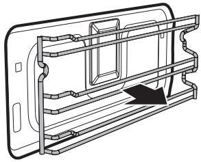 SMEG SF4390MX - Ausbau der Halterahmen für Roste/Backbleche - 2