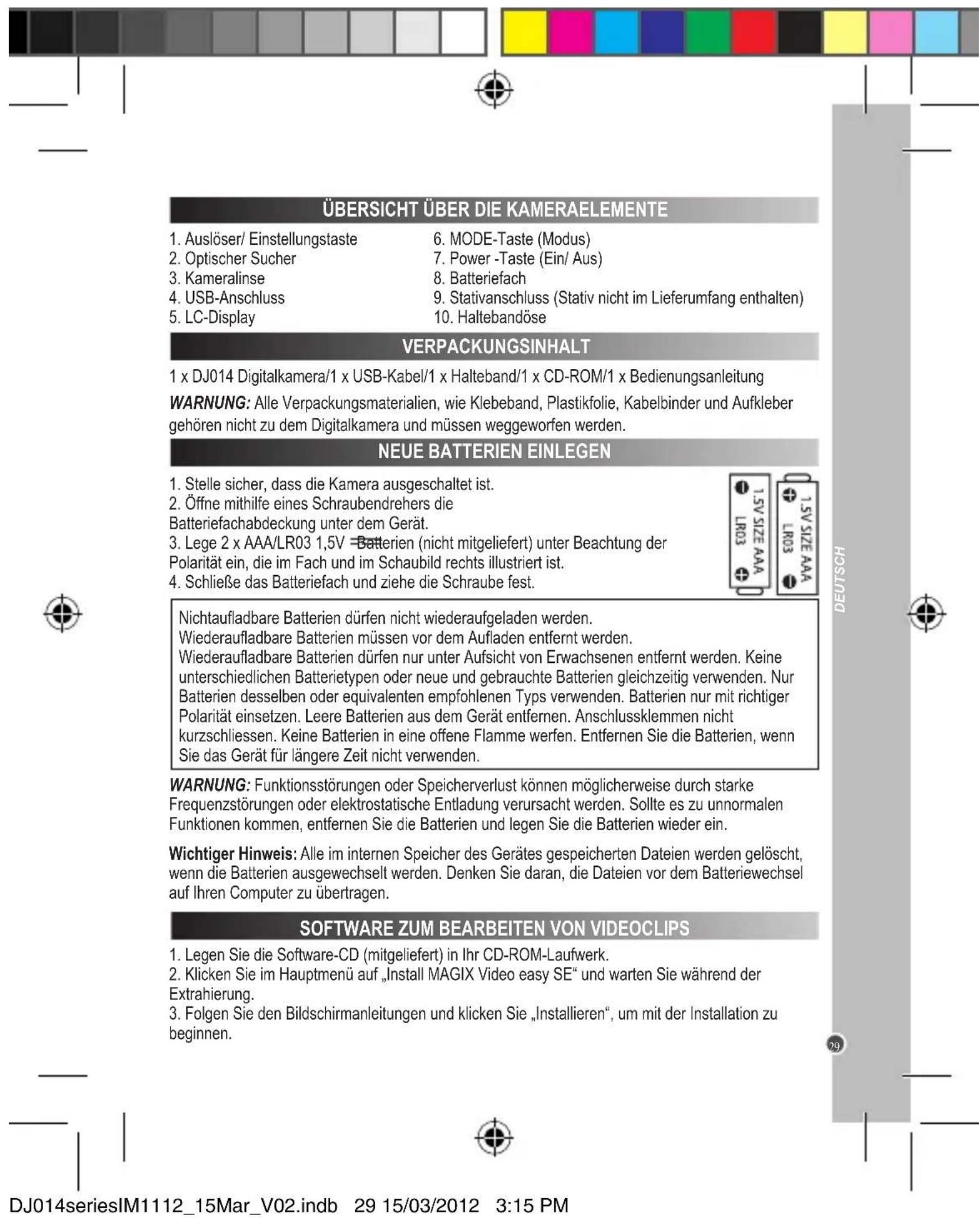 LEXIBOOK LEDJ014DP - Avvertenze per la tutela dell'ambiente - 2