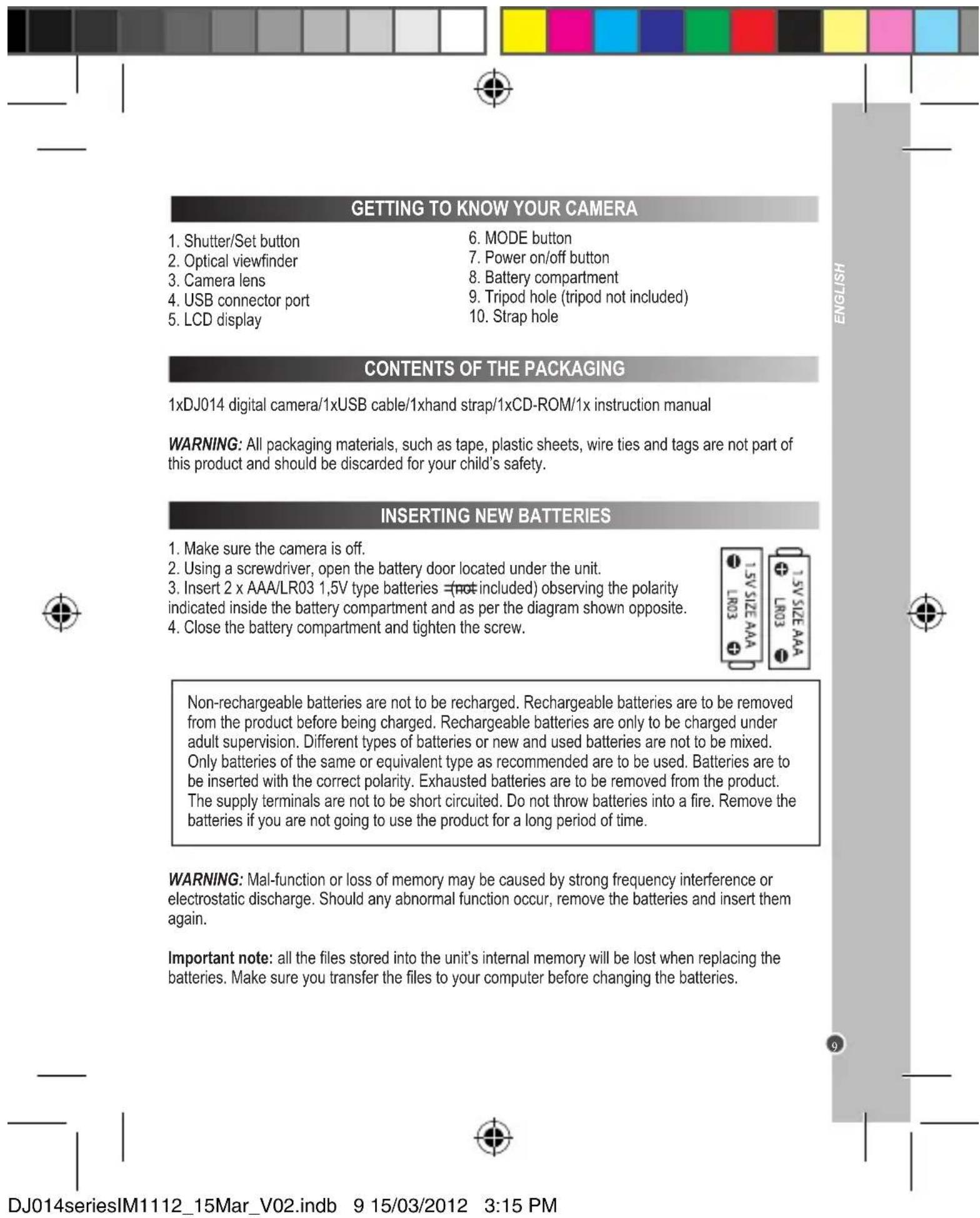 LEXIBOOK LEDJ014DP - ENTRETIEN ET GARANTIE - 4