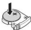DENON Ceol Cariono - ■ Remplacement de la pile/batterie - 2