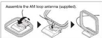 ONKYO HTRC660 - AM/FM antenna connections - 2