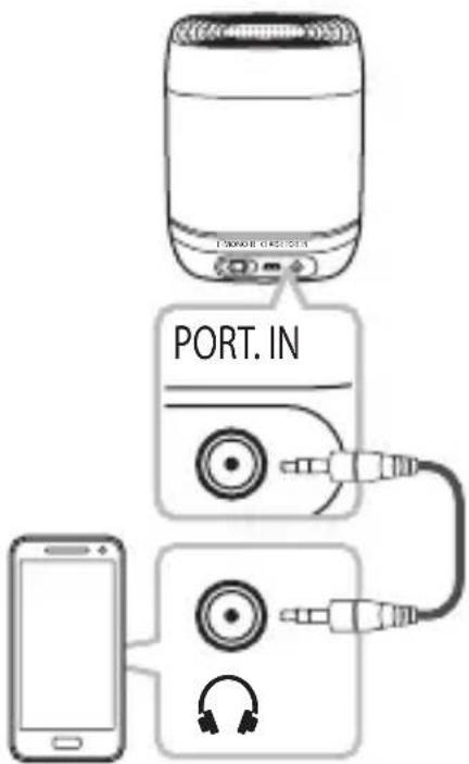 LG NP1540W - Connexion en entrée d'un appareil portable - 1