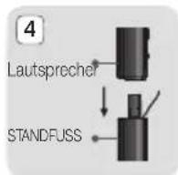 SAMSUNG HTE350 - * HT-E355 - Front-/Surround-Lautsprecher - 4