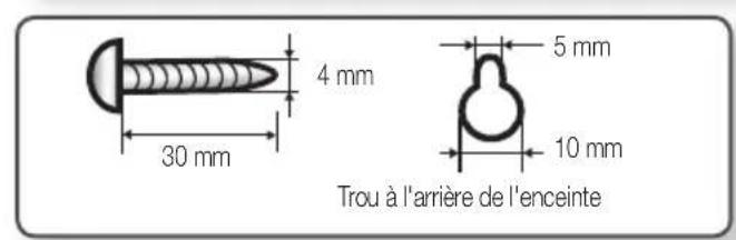 SAMSUNG HTE350 - Connexion du support mural - 2
