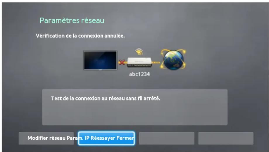 SAMSUNG SEK2500U - Réseau > Paramètres réseau - 2