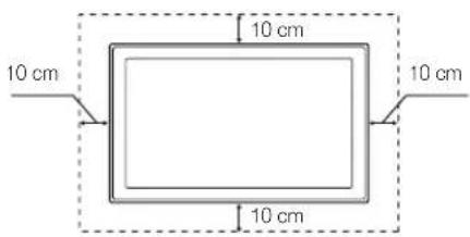 SAMSUNG UE40F8000SL - Providing Proper Ventilation for Your TV - 2
