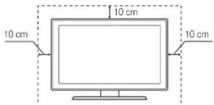 SAMSUNG UE40F8000SL - Providing Proper Ventilation for Your TV - 1