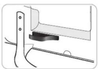 SAMSUNG UE40F8000SL - Assembling the Cable manager - 1