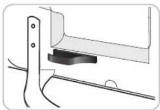 SAMSUNG UE40F8000SL - De kabelgeleider monteren - 1