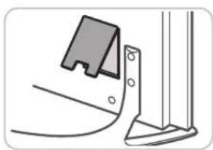 SAMSUNG UE40F8000SL - Assembling the Power Cover - 2