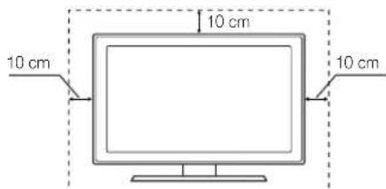 SAMSUNG UE40F8000SL - Zorgen voor geschikte ventilatie voor uw tv - 1