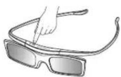 SAMSUNG UE40F8000SL - - Einschalten der Brille - 1
