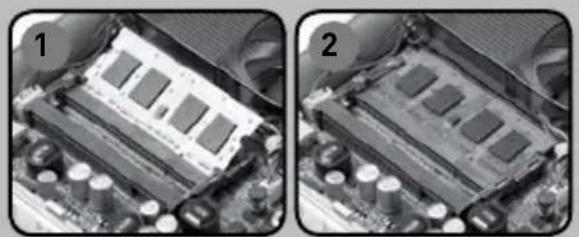 Zotac ZBOX ID45 Plus - Installieren von Speichermodulen - 1