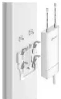 TP-LINK CPE510 - Laitteen asentaminen antennin (WBS:Ile) - 1