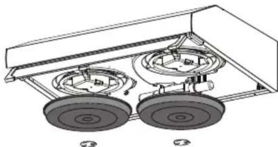 BEKO CFB 5432 W - Anglieshetto pakeitimas - 1