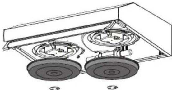 BEKO CFB 5432 W - Sustitución de los filtros de carbón - 1