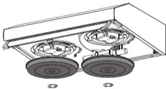 BEKO CFB 5432 W - Changing of carbon filter (Air circulation mode) - 1