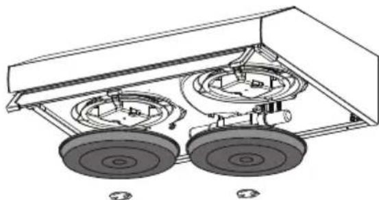 BEKO CFB 5432 W - Remplacement du filtré à carbone (mode de circulation de l'air) - 1