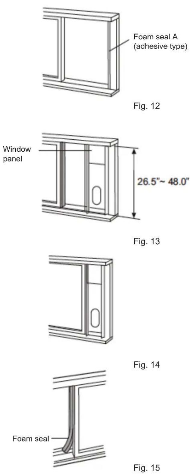 DAITSU APD9CR - Installation in a double-hung sash window - 1