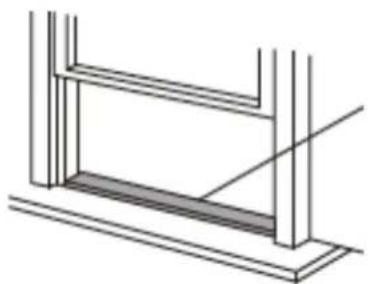 DAITSU APD9CR - Kit de instalação de deslizador de janela - 1