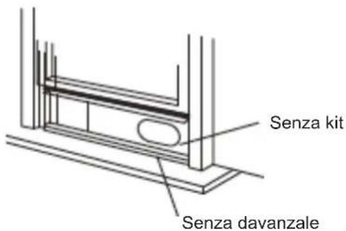 DAITSU APD12HR - Installazione del kit scorrevole a finestra - 4
