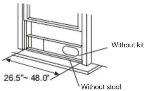 DAITSU APD12HR - Window slider kit Installation - 2