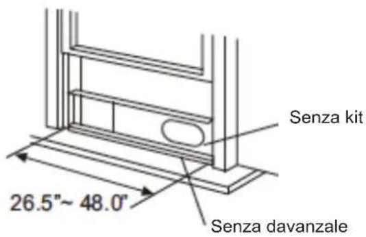 DAITSU APD12HR - Installazione del kit scorrevole a finestra - 3