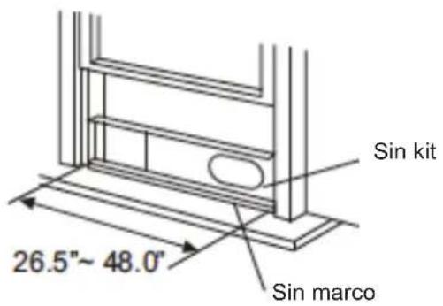 DAITSU APD12HR - Instalacion del kit de ventana - 2
