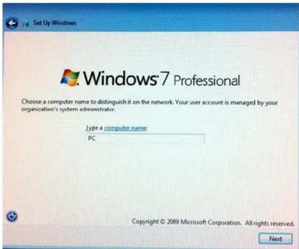 ELO 15D1 - Choix du nom de l'ordinateur (Pour Windows 7 uniquement) - 1