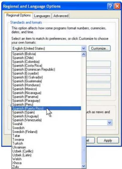 ELO 15D1 - Choix de la langue (Pour Windows XP et POSReady 2009 uniquement) - 3