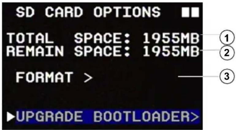 Defender STEALTH1 - Formatting the SD card: - 1