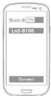 Bluetooth ON LnS-B106 Connect