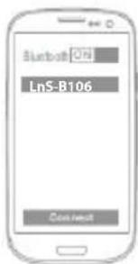 Bluetooth ON LnS-B106 Connect