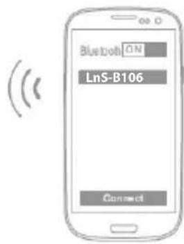 Bluetooth ON LnS-B106 Connect