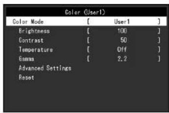 EIZO FlexScan EV2455 - Réglage/configuration - 1