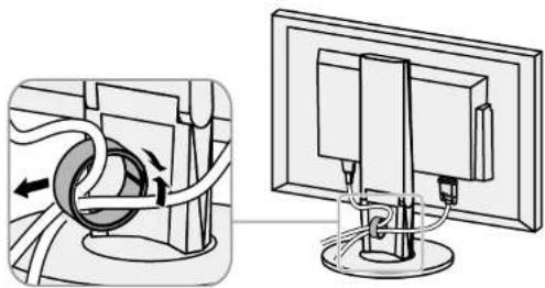 EIZO FlexScan EV2455 - Procédure de détachement - 1