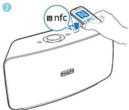 PHILIPS BT7500B - Option 1 : connexion d'un périphérique par NFC - 4