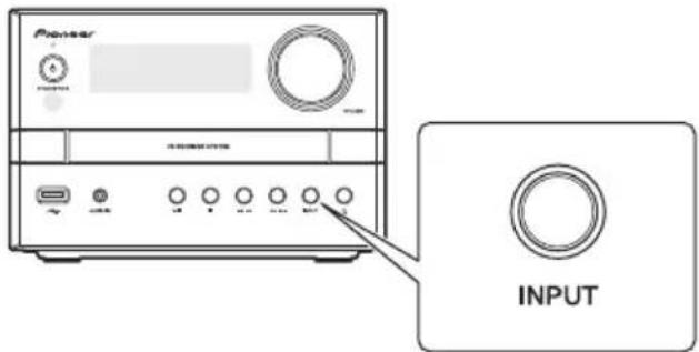 PIONEER XEM12 - Selección de una fuente - 1