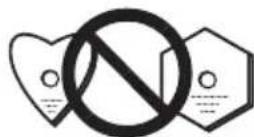 PIONEER XEM12 - À propos des disques de forme particulière - 1