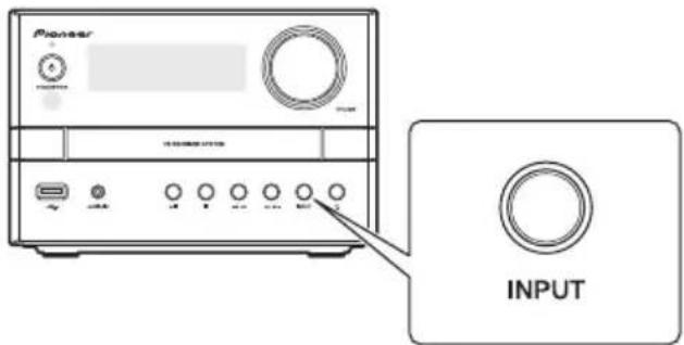 PIONEER XEM12 - Auswählen einer Quelle - 1