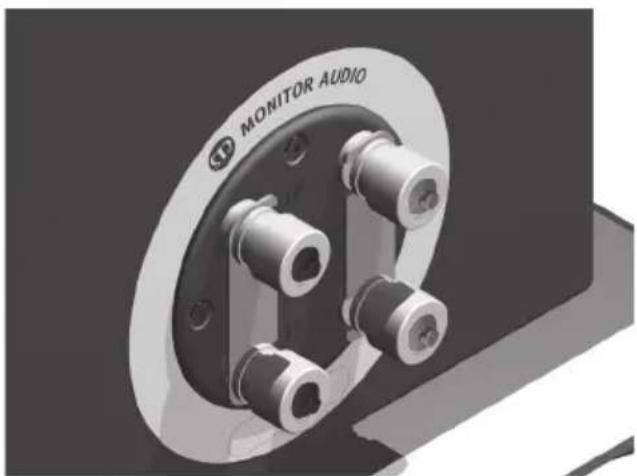 MONITOR AUDIO Silver 6 - Open draden verbinden - 1