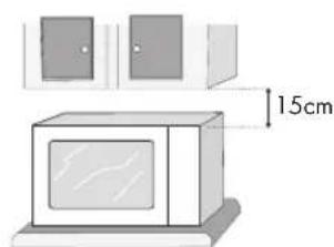 SHARP R291BKWE - ASENNUS - 2