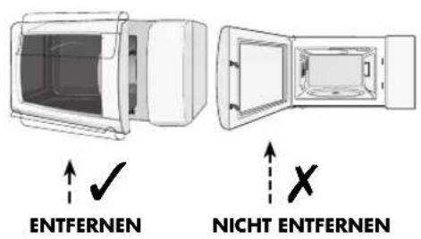 SHARP R291BKWE - AUFSTELLANWEISUNGEN - 1