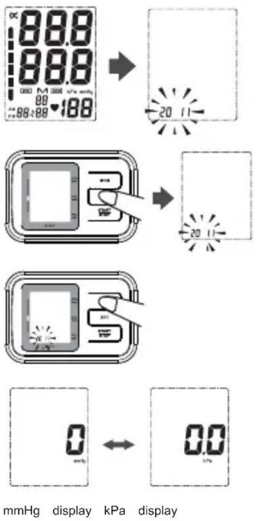 TOPCOM BD4600 - Setting date and time - 1